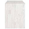 vidaXL TV Cabinet White 104x33x41 cm Solid Pinewood