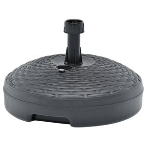 vidaXL Umbrella Base | Anthracite | Plastic | Medium | Durable | Umbrella Base