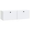 vidaXL Wall-Mounted TV Cabinet 98 x 31 x 30 cm White Engineered Wood