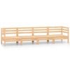 vidaXL 4 Piece Garden Lounge Set Solid Pinewood