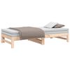 vidaXL Pull-out Day Bed without Mattress 2x(90x190) cm Solid Wood Pine