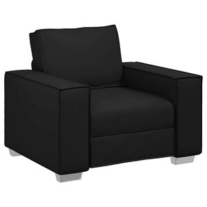 vidaXL Sofa Chair Black 100 cm Faux Leather