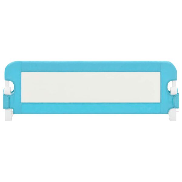 vidaXL Toddler Safety Bed Rail Blue 120x42 cm Polyester