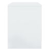 vidaXL Bedside Cabinets 2 pcs High Gloss White 45x34.5x44.5 cm Engineered Wood