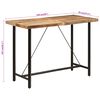 vidaXL Bar Table 150x70x107 cm Solid Wood Mango and Iron
