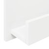 vidaXL Magazine Rack with Shelf White 51 x 11 x 102 cm Engineered Wood