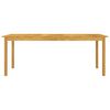 vidaXL 7 Piece Garden Dining Set Beige