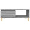 vidaXL Coffee Table Grey Sonoma 90x50x36.5 cm Engineered Wood