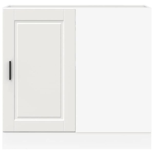 vidaXL Kitchen Base Cabinet Porto White Engineered Wood