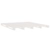 vidaXL Pallet Bed without Mattress White 140x200 cm Solid Wood