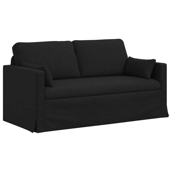 vidaXL Sofa Black 158 x 78 x 80 cm Fabric