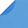 vidaXL Floating Round PE Solar Pool Film 455 cm Blue