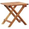 vidaXL Coffee Table | Natural wood | Solid Acacia Wood | 40x40x40 cm | Foldable