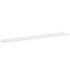 vidaXL Wall Shelves 2 pcs White 100x9x3 cm