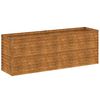 vidaXL Garden Raised Bed 196x50x69 cm Corten Steel