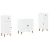 vidaXL 3 Piece Bathroom Cabinet Set ALKMAAR 3 pcs White