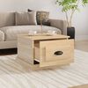 vidaXL Coffee Table Sonoma Oak 50x50x35 cm Engineered Wood