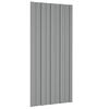 vidaXL Roof Panel 12 pcs Grey 100 x 45 cm Galvanised steel