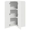 vidaXL Kitchen Cabinet with Shelf High Gloss White 57 x 57 x 100 cm