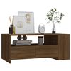 vidaXL Coffee Table Brown Oak 102x55x42 cm Engineered Wood