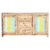 vidaXL Sideboard 151x40x75 cm Rough Acacia Wood