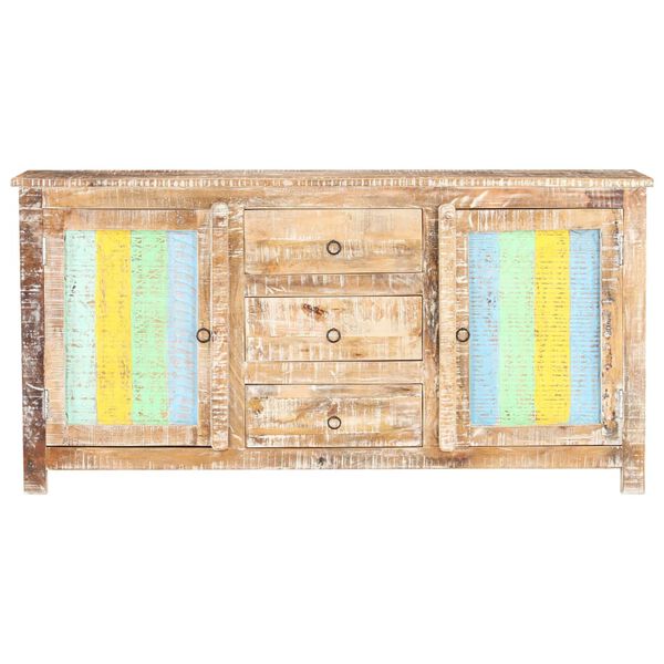 vidaXL Sideboard 151x40x75 cm Rough Acacia Wood