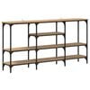 vidaXL Console Table Artisan oak 160 x 29 x 80 cm Engineered wood