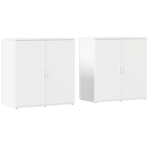 vidaXL Sideboard | White | Engineered wood | Medium | Sideboard | Rectangular