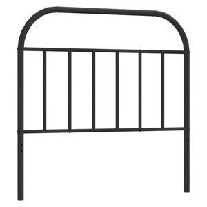 vidaXL Metal Replace Headboard Black 107 cm
