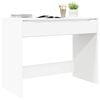 vidaXL Desk with Drawer White 100 x 50 x 78 cm Engineered Wood