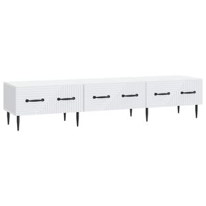vidaXL TV Cabinet with Drawer White 147 x 34.5 x 30 cm Engineered Wood