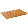 vidaXL Bath Mat Natural 59 x 40 cm Solid Acacia Wood