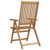 vidaXL Folding Garden Chairs 8 pcs Solid Acacia Wood