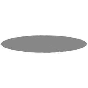 vidaXL Pool Ground Sheet &Oslash; 244 cm Non-woven Fabric light grey