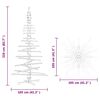 vidaXL Wooden Christmas Tree for Decoration 210 cm Solid Wood Pine