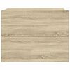 vidaXL Bedside Cabinet Sonoma Oak 40x30x30 cm Engineered Wood