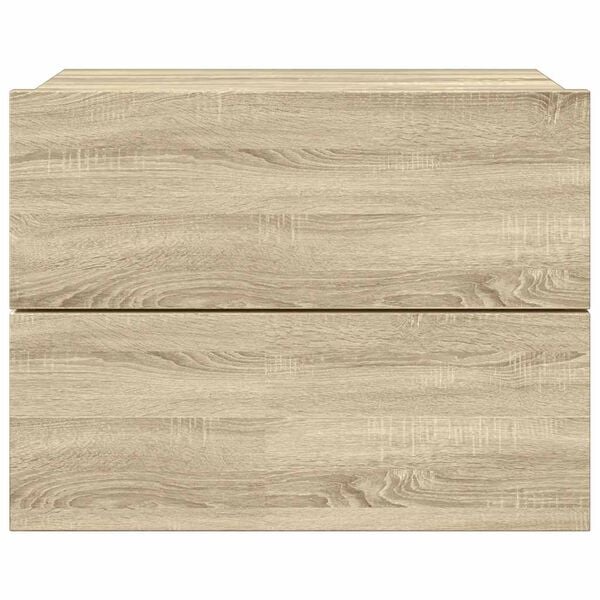 vidaXL Bedside Cabinet Sonoma Oak 40x30x30 cm Engineered Wood