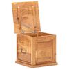 vidaXL Chest 40x40x40 cm Solid Acacia Wood