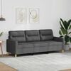 vidaXL 3-Seater Sofa Dark Grey 180 cm Fabric