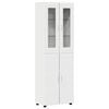vidaXL Highboard FLORIN 60 x 35 x 182 cm White Engineered Wood