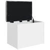 vidaXL Storage Bench White 62x42x45 cm Engineered Wood