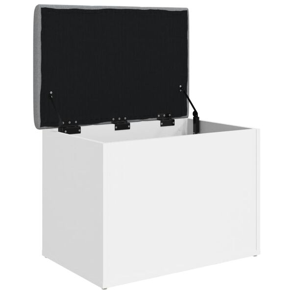 vidaXL Storage Bench White 62x42x45 cm Engineered Wood