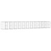 vidaXL Outdoor Dog Kennel Galvanised Steel 29.04 m&sup2;