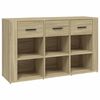 vidaXL Sideboard Sonoma Oak 100x30x59.5 cm Engineered Wood