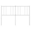 vidaXL Metal Headboard White 150 cm