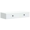vidaXL Wall-Mounted Side Table Wall-mounted White 87.5 x 34.5 x 17 cm