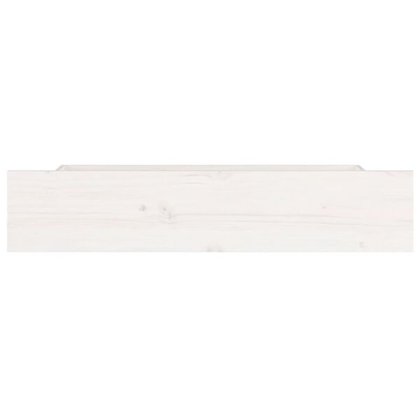 vidaXL Bed Drawers 4 pcs White Solid Wood Pine