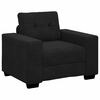 vidaXL Sofa Chair Black 100x78x80 cm Velvet