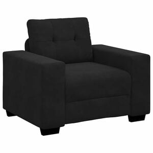 vidaXL Sofa Chair Black 100x78x80 cm Velvet