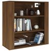 vidaXL Wall Cabinet Brown Oak 80x33x80 cm Engineered Wood